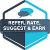 Refer, Rate, Suggest & Earn