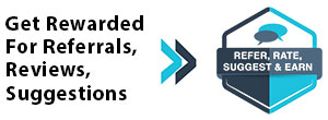 Get Rewarded For Referrals, Reviews, Suggestions 
